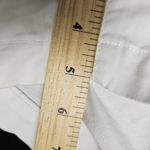 Lane Bryant City Chino Shorts White Cotton Stretch 5" Summer Womens Plus Size 28 - Picture 10 of 12